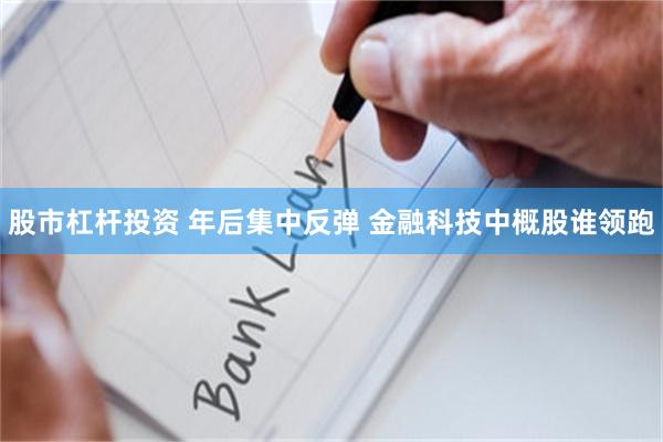 股市杠杆投资 年后集中反弹 金融科技中概股谁领跑