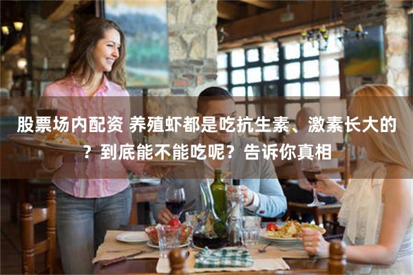 股票场内配资 养殖虾都是吃抗生素、激素长大的？到底能不能吃呢？告诉你真相