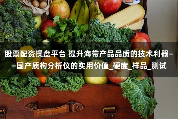 股票配资操盘平台 提升海带产品品质的技术利器——国产质构分析仪的实用价值_硬度_样品_测试